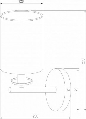 Бра Eurosvet Caprera 60146/1 латунь в Режи - rezh.mebel24.online | фото 3