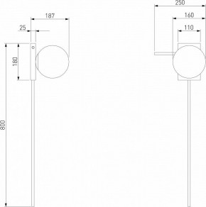 Бра Eurosvet Fredo 40033/1 черный жемчуг в Режи - rezh.mebel24.online | фото 4