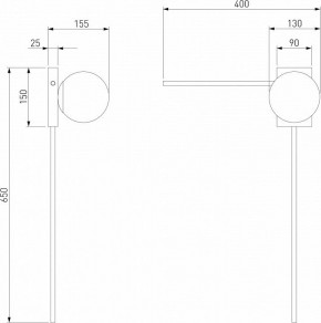 Бра Eurosvet Fredo 40034/1 белый в Режи - rezh.mebel24.online | фото 4