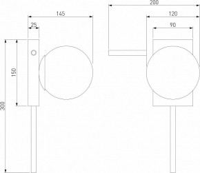 Бра Eurosvet Fredo 40036/1 черный жемчуг в Режи - rezh.mebel24.online | фото 4