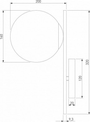 Бра Eurosvet Marbella 60147/1 латунь в Режи - rezh.mebel24.online | фото 2