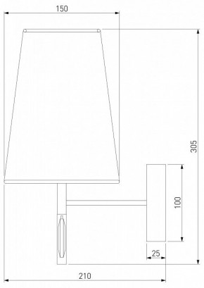 Бра Eurosvet Milazzo 60137/1 хром в Режи - rezh.mebel24.online | фото 4