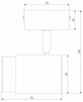 Бра Eurosvet Morgan 20124/1 белый/ черный в Режи - rezh.mebel24.online | фото 3