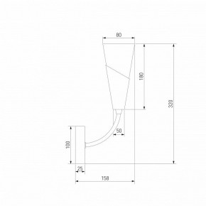 Бра Eurosvet Rhyton 60167/1 никель в Режи - rezh.mebel24.online | фото 6