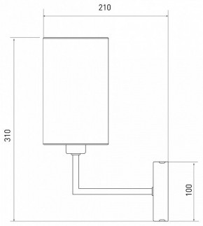 Бра Eurosvet Soffio 60134/1 никель в Режи - rezh.mebel24.online | фото 2