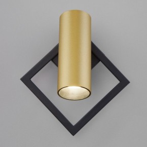 Бра Eurosvet Turro 20091/1 LED черный/ золото в Режи - rezh.mebel24.online | фото 4