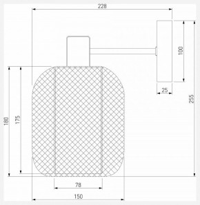 Бра Eurosvet Voile 30192/1 золото в Режи - rezh.mebel24.online | фото 4