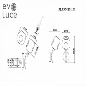Бра EVOLUCE Besano SLE205301-01 в Режи - rezh.mebel24.online | фото 7
