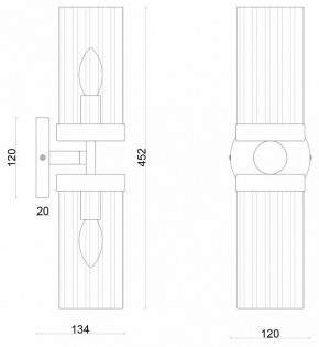 Бра Favourite Radiales 3099-2W в Режи - rezh.mebel24.online | фото 4