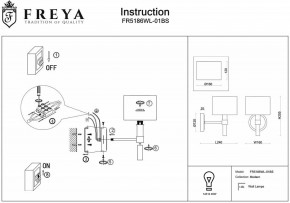 Бра Freya Lino FR5186WL-01BS в Режи - rezh.mebel24.online | фото 3