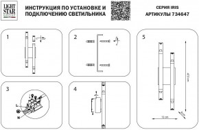 Бра Lightstar Iris 734647 в Режи - rezh.mebel24.online | фото 3