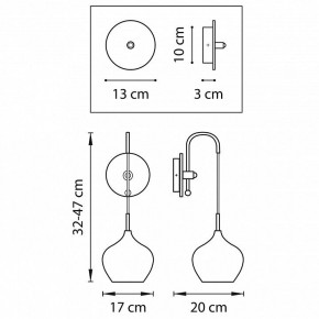 Бра Lightstar Pentola 803540 в Режи - rezh.mebel24.online | фото 3