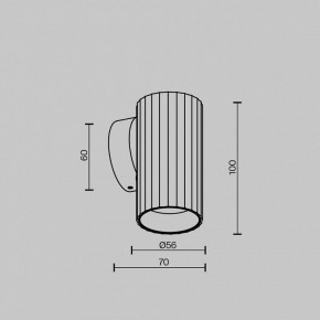 Бра Maytoni Calipso C106WL-01-GU10-BS в Режи - rezh.mebel24.online | фото 6
