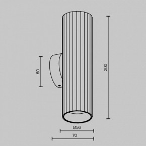 Бра Maytoni Calipso C106WL-02-GU10-BS в Режи - rezh.mebel24.online | фото 8
