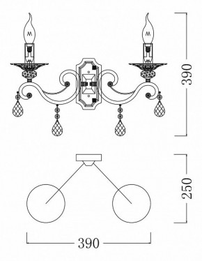 Бра Maytoni Grace ARM247-02-G в Режи - rezh.mebel24.online | фото 4