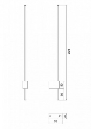 Бра Maytoni Pars C070WL-L6GB3K в Режи - rezh.mebel24.online | фото 3