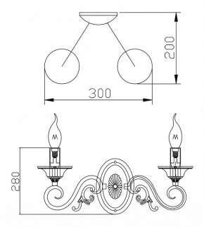 Бра Maytoni Perla ARM337-02-R в Режи - rezh.mebel24.online | фото 4