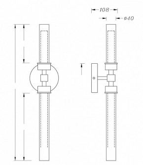 Бра Maytoni Stelo MOD116WL-L7B3K в Режи - rezh.mebel24.online | фото 3