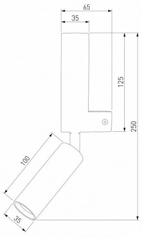Бра с подсветкой Eurosvet Pitch 40020/1 LED хром в Режи - rezh.mebel24.online | фото 2