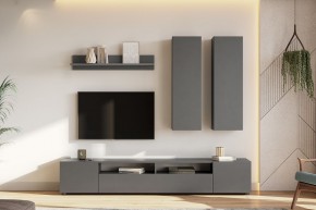 ДЕНВЕР Гостиная (Варианнт-2) Графит серый в Режи - rezh.mebel24.online | фото