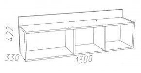 Детская Оливия Полка НМ 011.38-01 Х в Режи - rezh.mebel24.online | фото 3