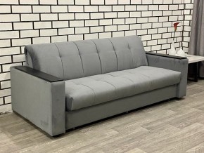 Диван Аккордеон 1280*2000 НПБ подлокотник ПРЯМОЙ накладки МДФ в Режи - rezh.mebel24.online | фото