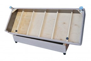 Диван-кровать Комфорт без подлокотников (4 подушки) BALTIC Grafit в Режи - rezh.mebel24.online | фото 13