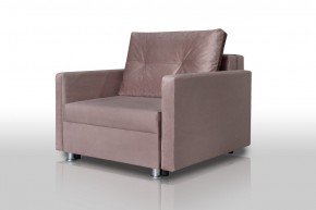 Диван Реал 80 с подлокотниками (микровелюр коричневый) в Режи - rezh.mebel24.online | фото 1