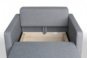 Диван Реал 80 с подлокотниками (микровелюр коричневый) в Режи - rezh.mebel24.online | фото 3