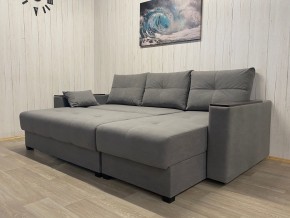 Диван угловой Комфорт-3 (НПБ+МДФ) велюр Galaxy Lite 26 в Режи - rezh.mebel24.online | фото 3