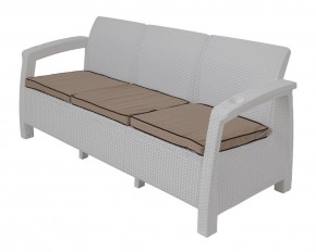 Диван Yalta Premium Sofa 3 Set (Ялта) белый (+подушки под спину) в Режи - rezh.mebel24.online | фото