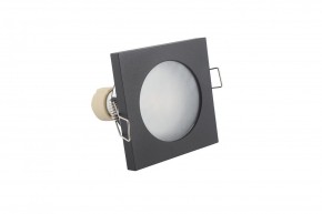 DK3015-BK Встраиваемый светильник влагозащ., IP 44, 50 Вт, GU10, черный, алюминий в Режи - rezh.mebel24.online | фото 4