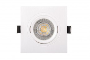 DK3021-WH Встраиваемый светильник, IP 20, 10 Вт, GU5.3, LED, белый, пластик в Режи - rezh.mebel24.online | фото 1