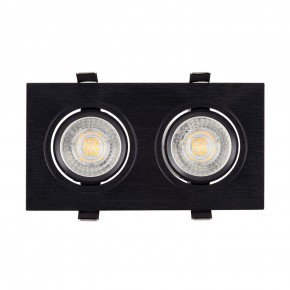 DK3022-BK Встраиваемый светильник, IP 20, 10 Вт, GU5.3, LED, черный, пластик в Режи - rezh.mebel24.online | фото 2