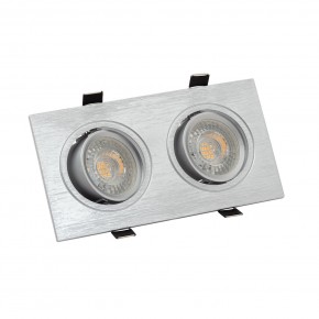 DK3022-CM Встраиваемый светильник, IP 20, 10 Вт, GU5.3, LED, серый, пластик в Режи - rezh.mebel24.online | фото 1