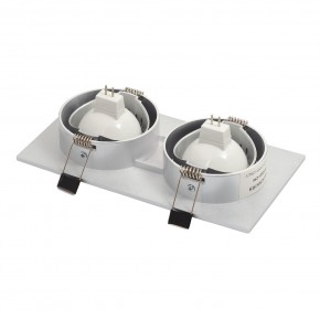 DK3022-CM Встраиваемый светильник, IP 20, 10 Вт, GU5.3, LED, серый, пластик в Режи - rezh.mebel24.online | фото 4