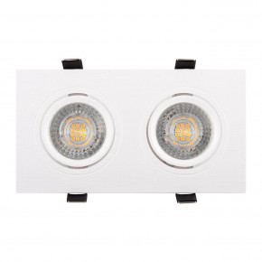 DK3022-WH Встраиваемый светильник, IP 20, 10 Вт, GU5.3, LED, белый, пластик в Режи - rezh.mebel24.online | фото 2