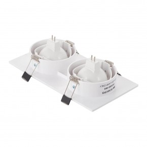 DK3022-WH Встраиваемый светильник, IP 20, 10 Вт, GU5.3, LED, белый, пластик в Режи - rezh.mebel24.online | фото 3