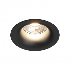 DK3024-BK Встраиваемый светильник, IP 20, 10 Вт, GU5.3, LED, черный, пластик в Режи - rezh.mebel24.online | фото 1