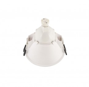 DK3026-WB Встраиваемый светильник, IP 20, 10 Вт, GU5.3, LED, белый/черный, пластик в Режи - rezh.mebel24.online | фото 4