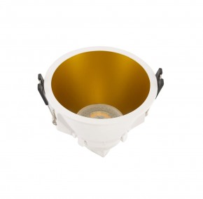 DK3026-WG Встраиваемый светильник, IP 20, 10 Вт, GU5.3, LED, белый/золотой, пластик в Режи - rezh.mebel24.online | фото 2