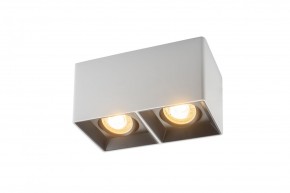DK3035-WB Светильник накладной IP 20, 10 Вт, GU5.3, LED, белый/черный, пластик в Режи - rezh.mebel24.online | фото 1