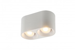 DK3036-WH Светильник накладной IP 20, 10 Вт, GU5.3, LED, белый, пластик в Режи - rezh.mebel24.online | фото 1