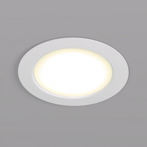 DK3048-WH Встраиваемый светильник, IP 20, 7Вт, LED, белый, пластик в Режи - rezh.mebel24.online | фото 1