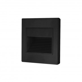 DK3050-BK Светильник встраиваемый в стену, IP 20, LED 3000, 1 Вт, черный пластик в Режи - rezh.mebel24.online | фото
