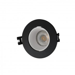 DK3061-BK+WH Встраиваемый светильник, IP 20, 10 Вт, GU5.3, LED, черный/белый, пластик в Режи - rezh.mebel24.online | фото 1