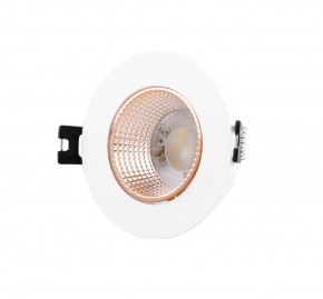 DK3061-WBR Встраиваемый светильник, IP 20, 10 Вт, GU5.3, LED, белый/бронзовый, пластик в Режи - rezh.mebel24.online | фото 1