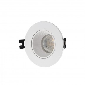 DK3061-WH Встраиваемый светильник, IP 20, 10 Вт, GU5.3, LED, белый/белый, пластик в Режи - rezh.mebel24.online | фото 1