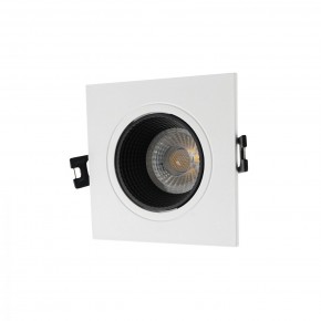DK3071-WH+BK Встраиваемый светильник, IP 20, 10 Вт, GU5.3, LED, белый/черный, пластик в Режи - rezh.mebel24.online | фото