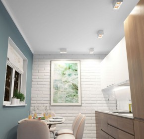 DK3085-WH+BR Светильник накладной IP 20, 10 Вт, GU5.3, LED, белый/бронзовый, пластик в Режи - rezh.mebel24.online | фото 2